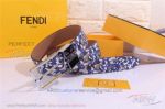 AAA Replica Cheap Fendi Camouflage Leather Belt - SS Monster Buckle 